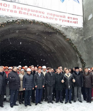 Beskid Tunnel | The first phase of construction is completed