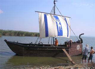 Odessa reenactors built historical ship of Mycenaean civilization