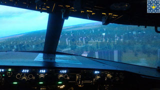 Flight Simulator Boeing 737 - Prypyat Town with famous Yellow Ferris Wheel