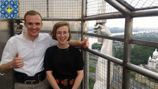 Mother Motherland Monument tour to observationa platform of 91 meters, Kiev, Ukraine | Tourist from The Netherlands