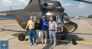 Ukraine Grand Aviation Tour | Shiroke Airfield Helicopter Charter by helicopters Mi-2 / MSB-2