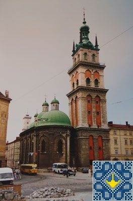 Ukraine Lviv Sights | Assumption Church and Kornyakt's Tower