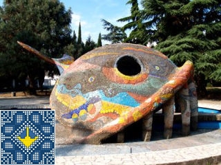 Ukraine Alushta Sights - Miracle Monster Fish Whale Fountain